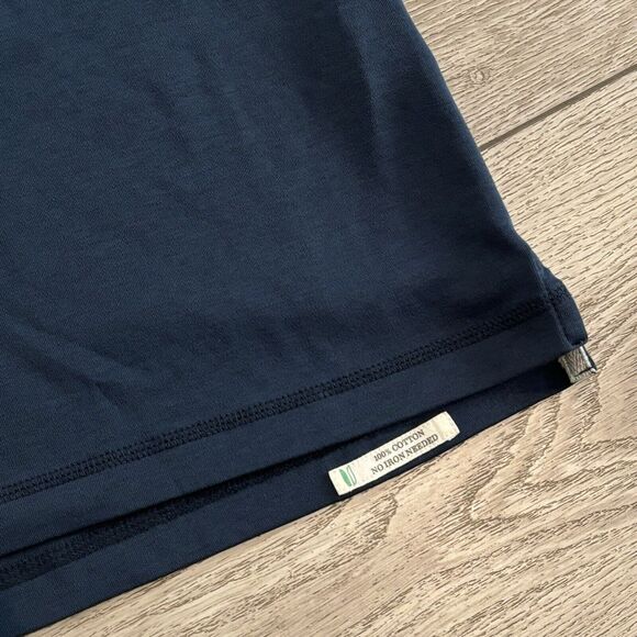 Linksoul Golf Polo Men's Blue Luxury Cotton Casual Golf Polo Size 2XL XXL - Picture 4 of 8